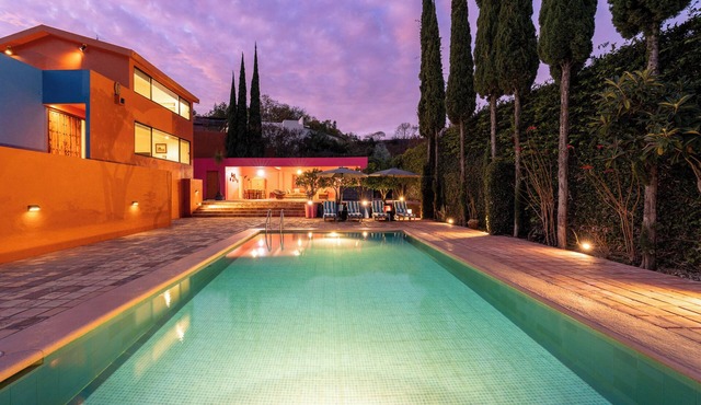 Barragán-Style Villa | Private Pool, In-Villa Cook & Private Driver