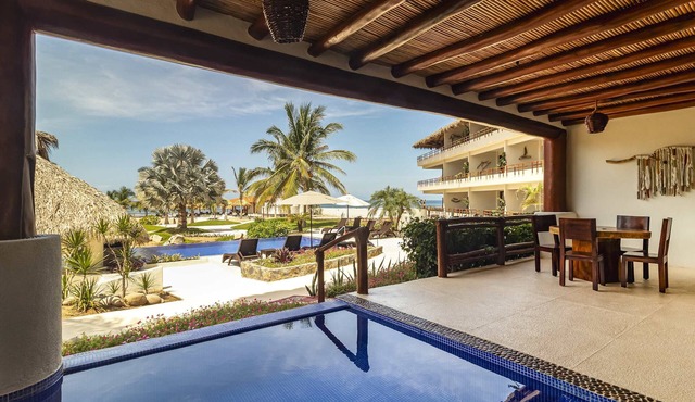 Beachfront apartment