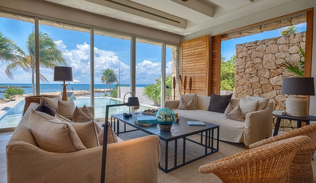 Beachfront Villa with Private Pool & Private Beach