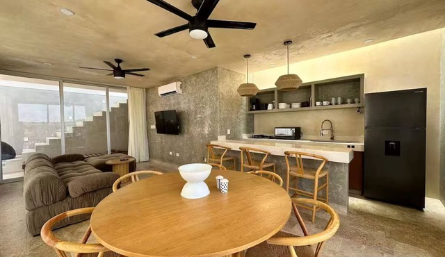 Beautiful beach villa in chicxulub puerto