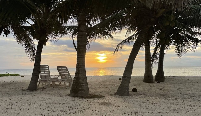 Beautiful home w/private white sand beach on the Caribbean; a/c in every room!