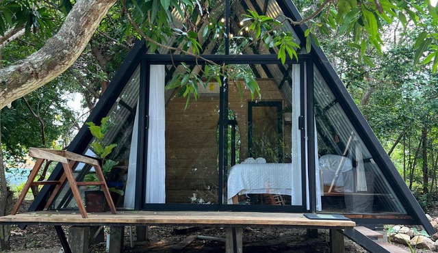 Cabin 2 min from Tren Maya Boca del Cerro Train Station