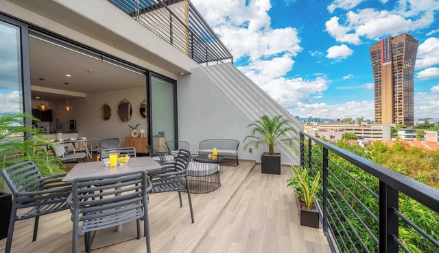 Capitalia | Elegant Terrace & CDMX’s Elite Area