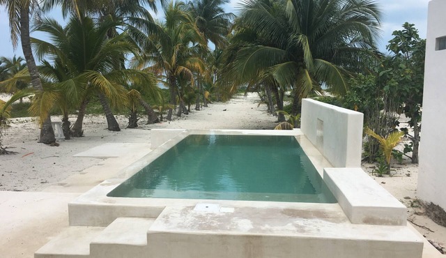 Casa del Palmar, in the beach,Telchac Puerto Yucatan