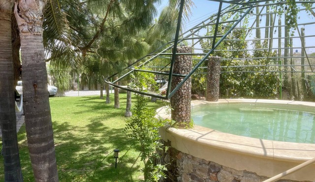 Casa Dharma con alberca/jacuzzi para 22 personas