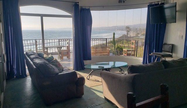 Casa Vista de la Luna - Ocean view upper level villa, pool, jacuzzi, beach & bbq