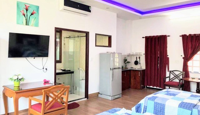 ❤Center, Warm, Quiet, 2Bed, Free CaFe, 700M to Han River, Dragon Bridge❤P201
