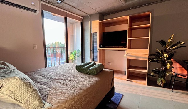 Centrally located loft 80 steps away from Santa Lucia - Monterrey Downtown -