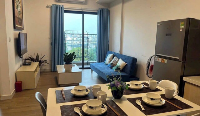 Charming 2-bedroom apartment with AC, WiFi in pleasant Hung Yen