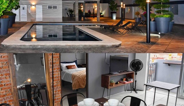 Condo in Centro histórico de Guadalajara Downtown w/parking and pool