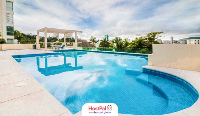 Condo Sol y Mar | Dpto. con alberca en la Costera