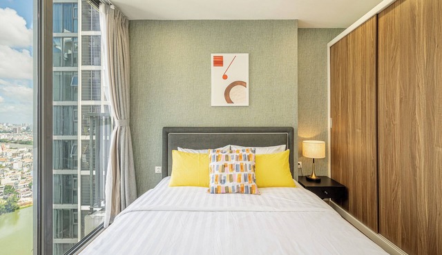Cool and New 3Brs Apartment - Amazing view - Free Pool&Gym - D7
