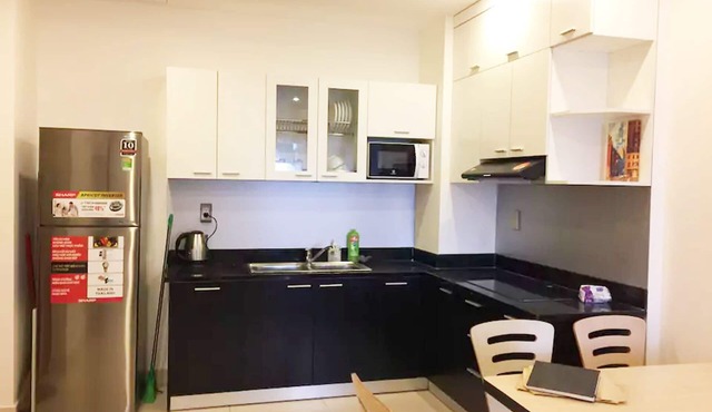Cosy aparment in the center of the city and view the whole city from the bedroom