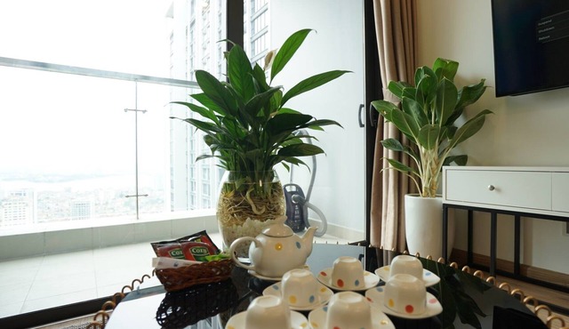 Cozy 1-bedroom with WiFi and AC in Vinhomes Metropolis Hà Nội