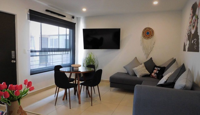 Cozy depa ideal close to the Airport and Estadio GNP Seguros