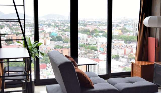 Cozy Modern loft with Co-workingt WiFi, fitness room in enjoyable CdMX