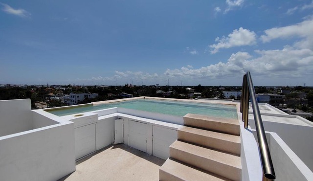 Cute Apt In Playa Steps from Beach Private Terrace & Pool By Yeah