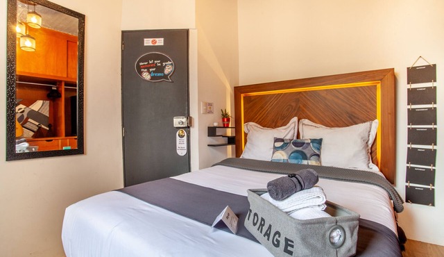 Deluxe Room in Condesa + Rooftop & Coworking - Delta by Nomadier