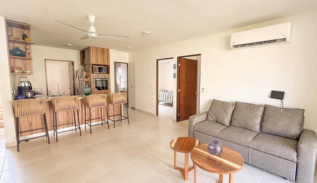 Departamento a 10 min de la playa, condo tranquilo