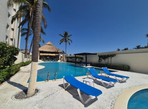Departamento con Club Playa Acapulco Diamante 4Rec
