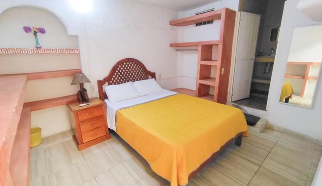 Departamento de una habitación con aire acondicionado