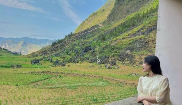 Double Room with Mountain View - O'Chau Meo Vac Homestay