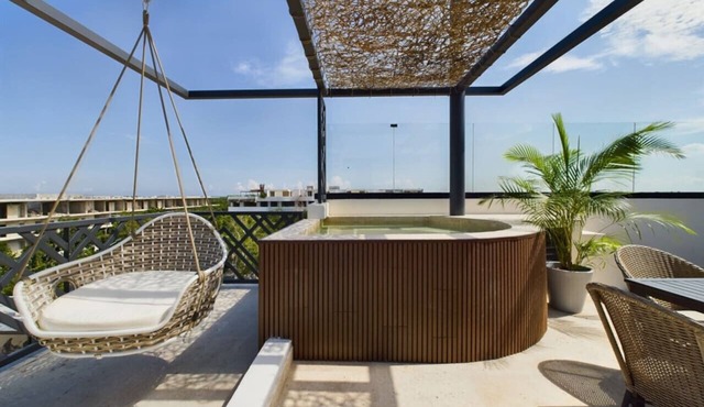Experience Luxury: Private Plunge Pool, Rooftop Terrace & Fitness Center