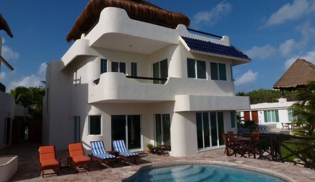 Formerly known as Casa Azul del Caribe, Tranquil Oceanfront Home w/Perfect Views