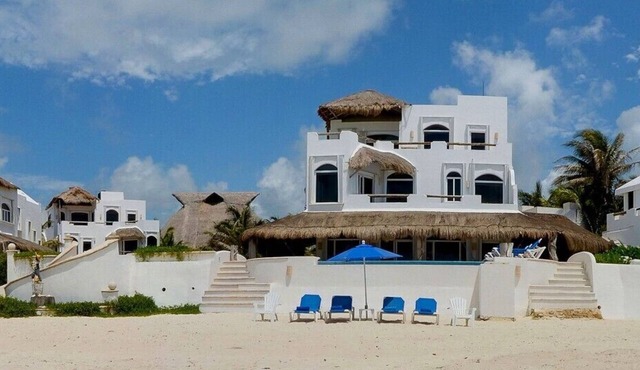 Hacienda del Secreto-Sarita, LuxuryBeachfront/Private Pool/BEST Beach/Full Staff