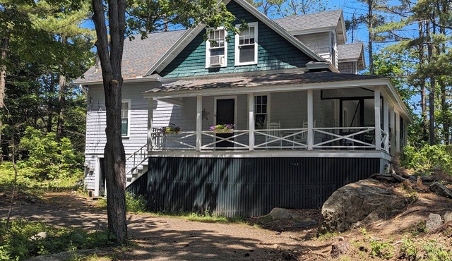 Historic Ogunquit Cottage with Ocean Views- Wraparound Porch- Near Perkins Cove in Ogunquit
