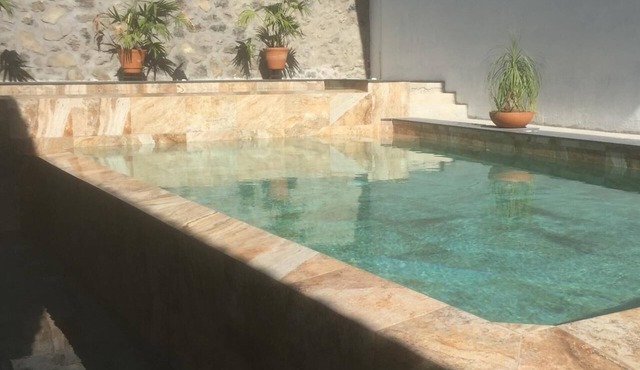 Hotel Room #6, 2 Queen Beds, Private Bath, Pool & Spa with Hidromassage