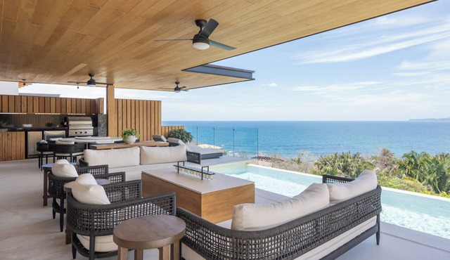 Iyari Villa in Punta Mita with SPECTACULAR OCEAN VIEWS, amenities and privacy.