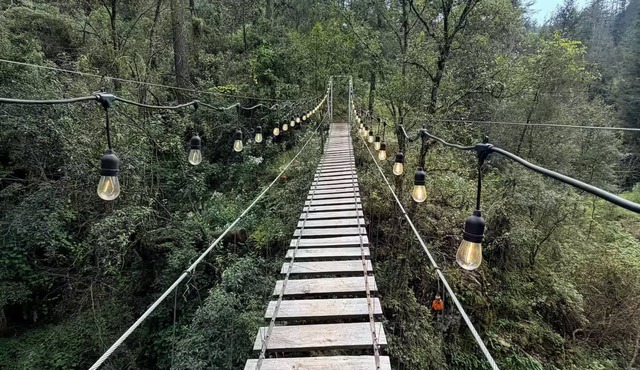 La cabaña 2 del puente colgante