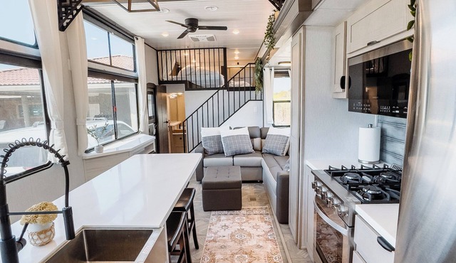 Luxury 2 Story Beachfront RV w/ Lofts – Perfect Family Escape at The Reef!