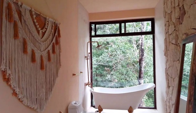 luxury room immersed in the jungle of Tulum