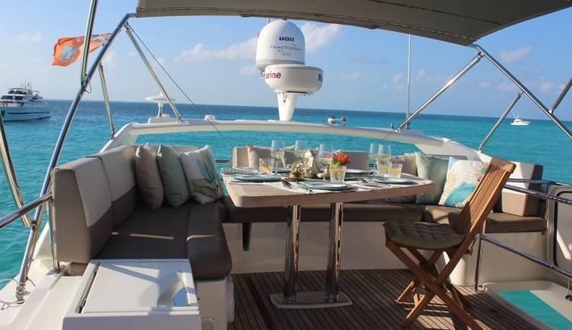 Luxury yacht, a ride on the Caribbean Sea!