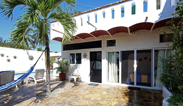 Mexican village! 1/2 block to beach! Pool! Casa de la Alegria at Casa-Pacifico
