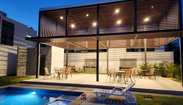 Mia Nuevo Vallarta Residence, clubhouse with pool, just minutes from the beach