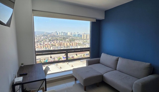 Modern apartment near Santa Fe + gym + incredible view to Sta. Fe 20th Floor