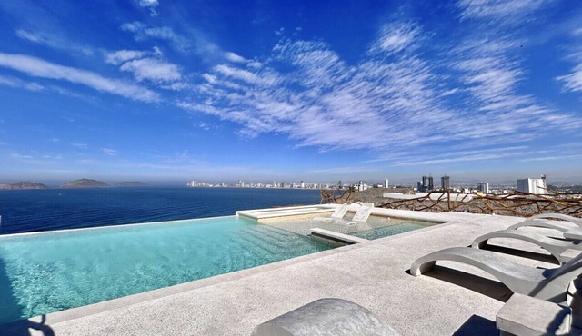 Modern apartment with sea views