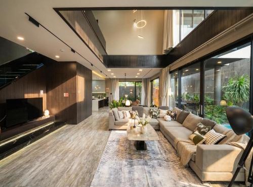 Modern Luxury Pool Villa w/Sauna 500m to Beach