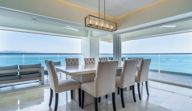 New Large 4 Bedroom & 4 Bathroom Beachfront Condo Puerto Vallarta Harbor 801