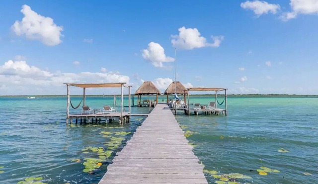 New Listing! PRIVATE HUT @Bacalar 7 Colors Lagoon 50% OFF