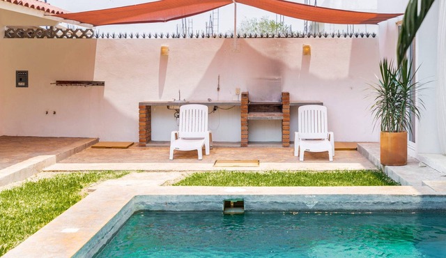 NEW! Tropical Garden, Pool, BBQ, Beach 660 mts