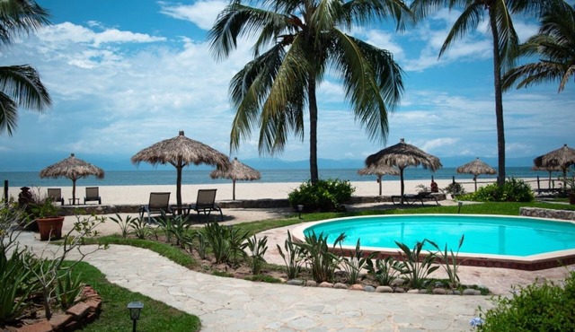 Oceanfront villa private beach
