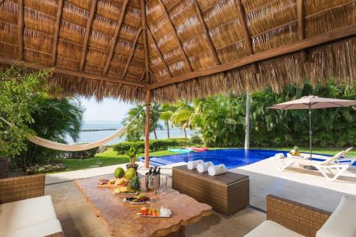 Oceanfront Retreat with Private Pool and Jacuzzi
