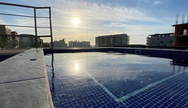 Old town WIFI A/C Rooftop/Pool Private Balcony Apt#1