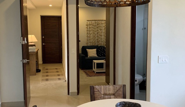 On the Beach Condo with Kitchenette, Big Pool and Hot Tub. Steps to town!