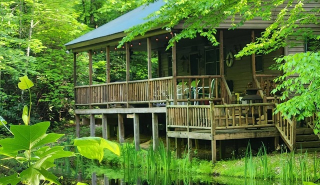 PEACEFUL SECLUDED CABIN IN MOUNTAIN CITY.