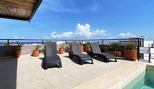 Playa del Carmen 1BR | Rooftop Pool & Gym